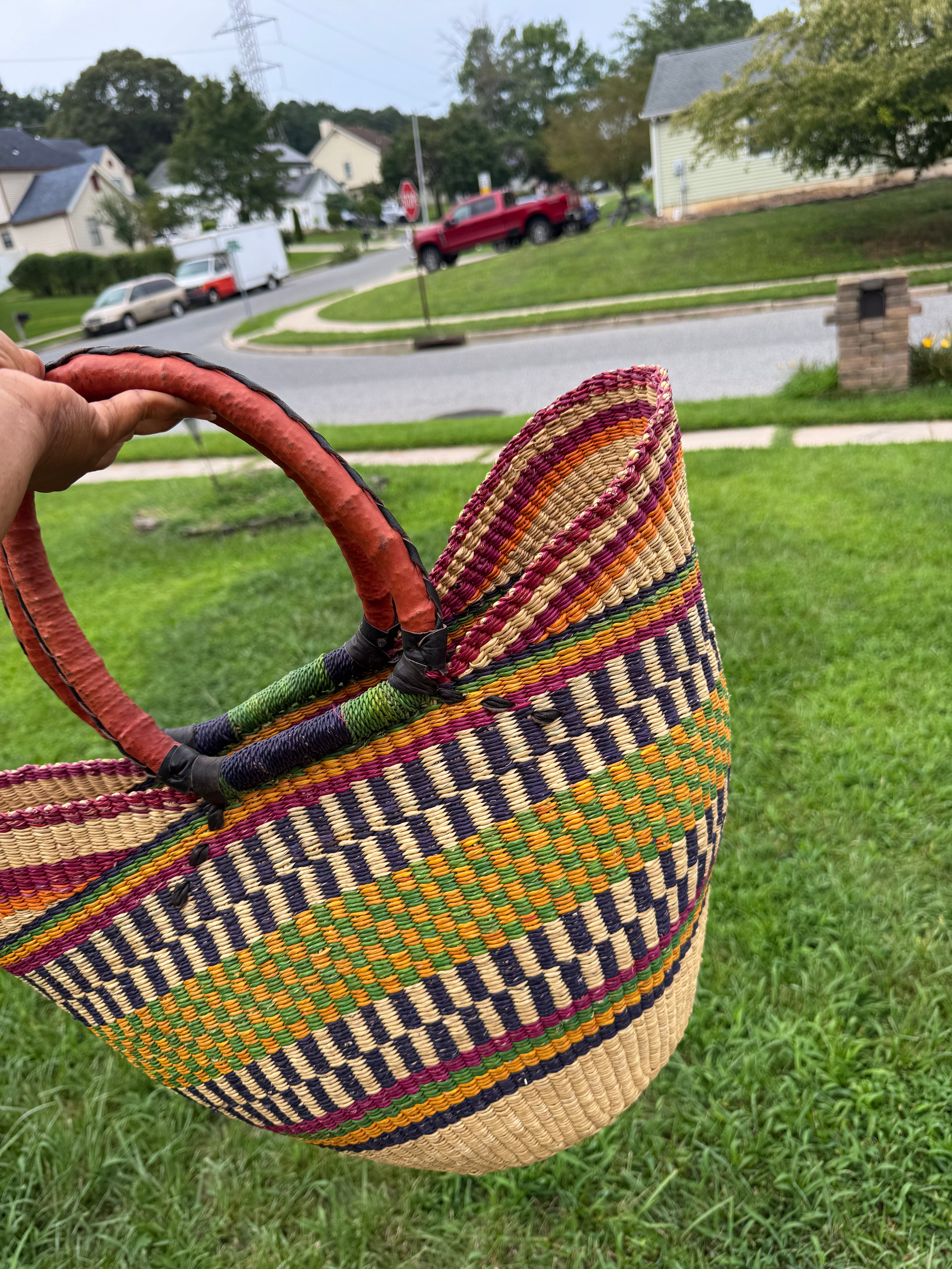 Ghana basket bag