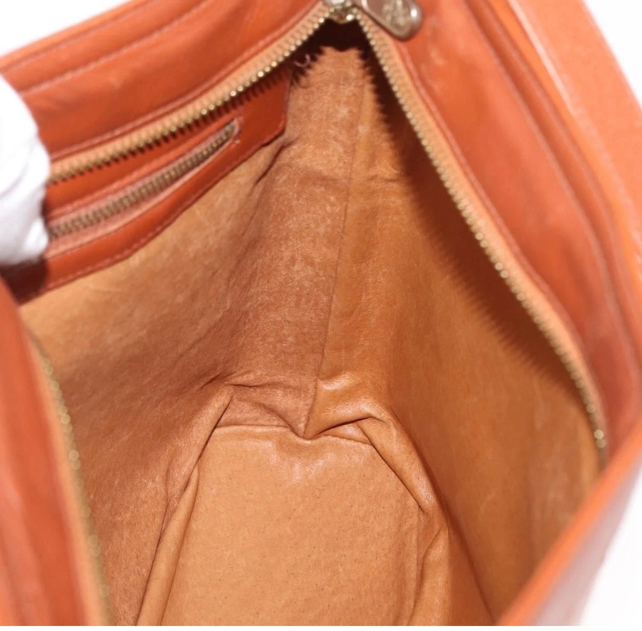 MCM Logogram Vicetos Shoulder Bag PVC Leather Brown Gold Authentic