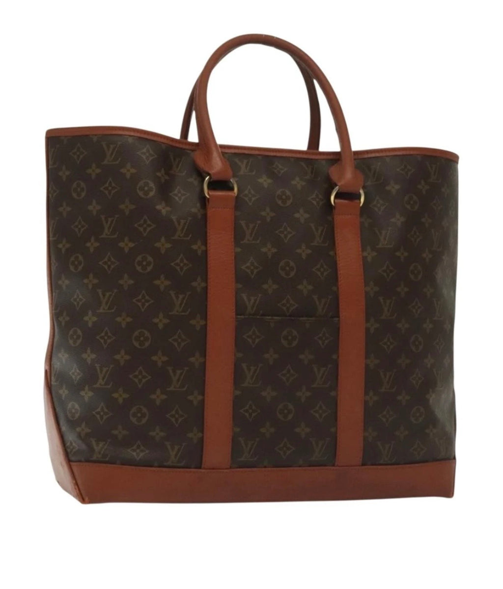 LOUIS VUITTON Monogram Sac Weekend GM Tote Bag