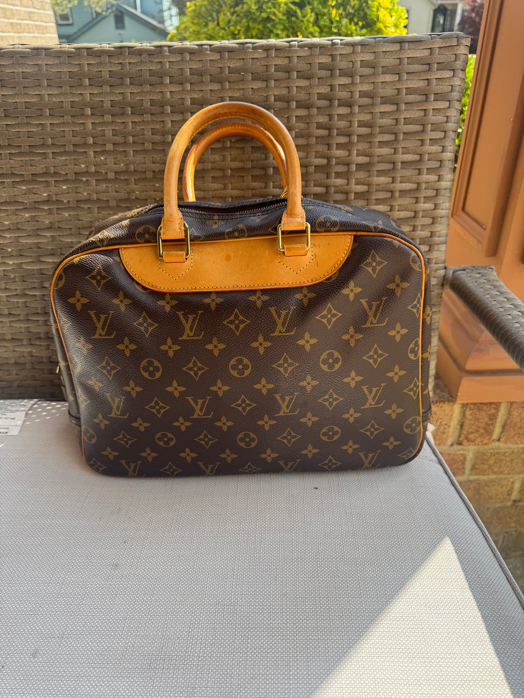 Louis Vuitton Deauville bag.