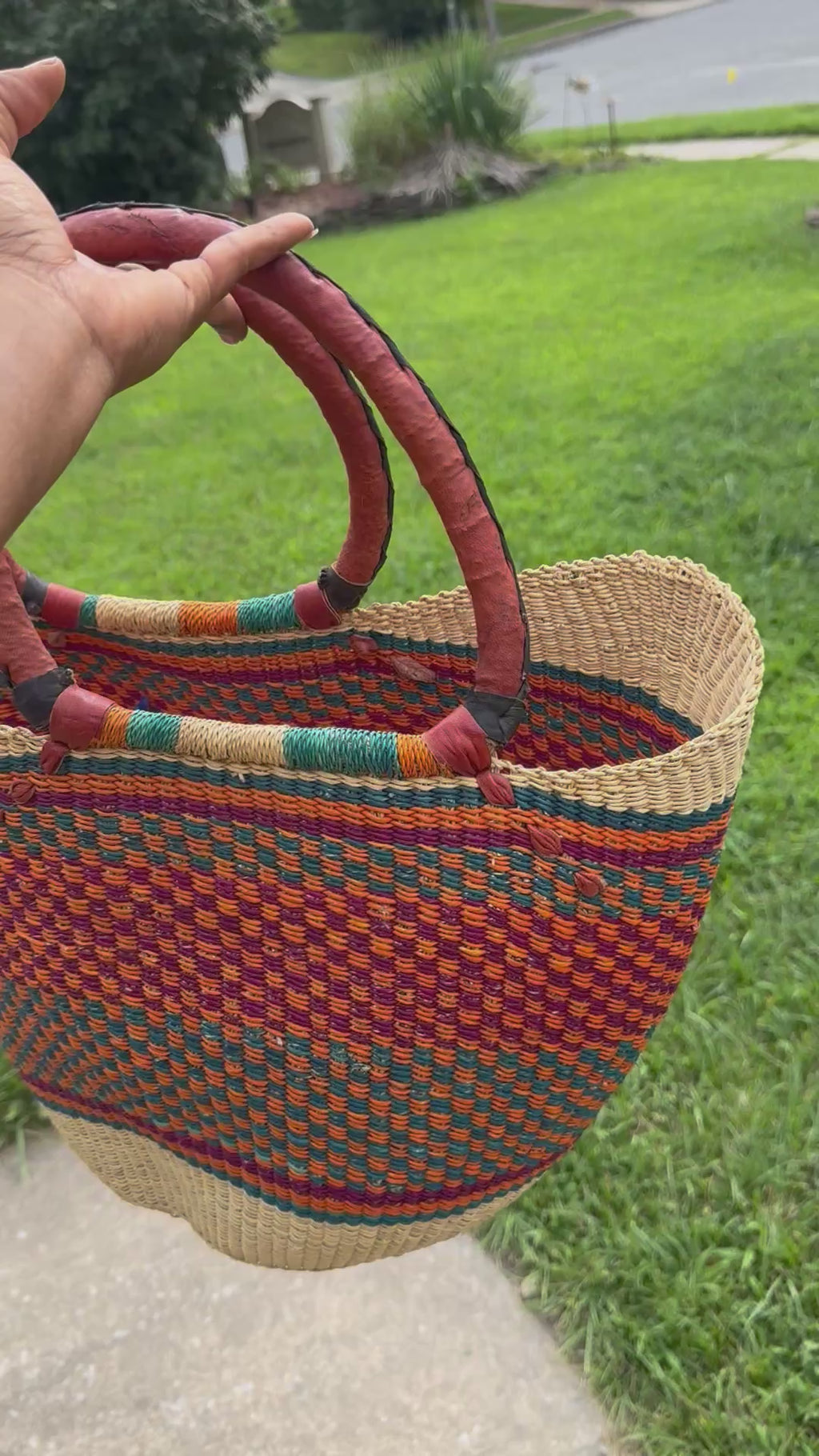 Ghana basket bag